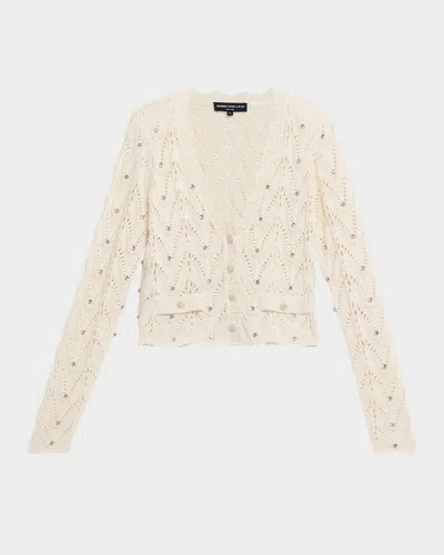 Generation Love Blake Embellished Pointelle Cardigan