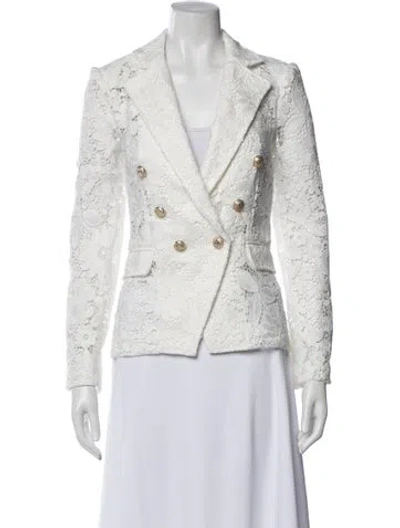 Pre-owned Generation Love Blazer In White