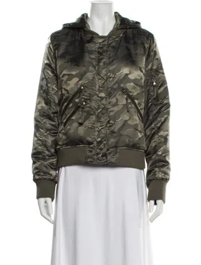 Pre-owned Generation Love Bomber Jacket In Green