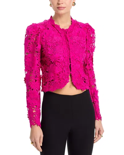 Generation Love Bondi 3d Lace Jacket In Red