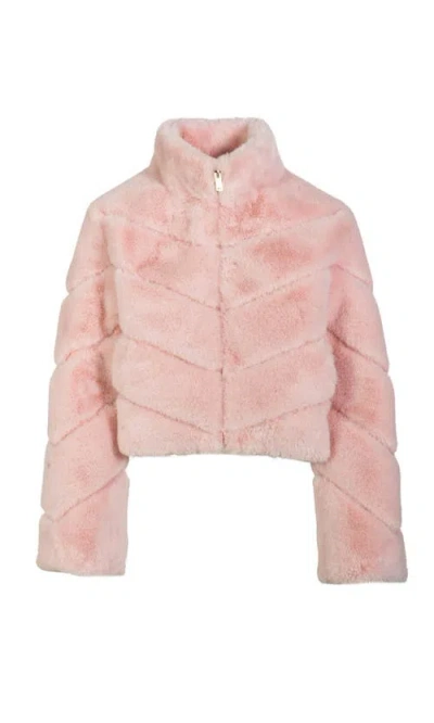 Generation Love Brianna Faux Fur Jacket In Pink
