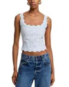 Generation Love Bronwyn Sequin Lace Top In Opal