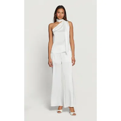 Generation Love Caliope Hammered Scarf Blouse In White