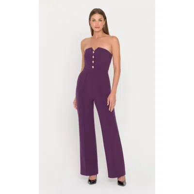 Generation Love Camilo Crepe Jumpsuit In Purple