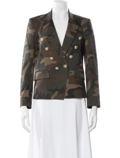 Pre-owned Generation Love Camouflage Print Blazer In Multi