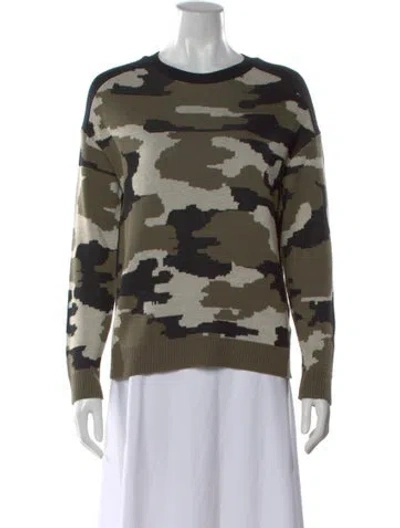 Pre-owned Generation Love Camouflage Print Crew Neck Sweatshirt In Multi
