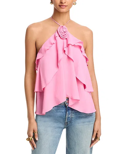Generation Love Carrie Halter Blouse In Pink