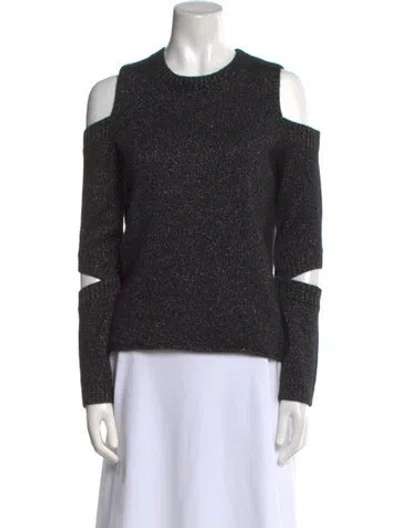 Pre-owned Generation Love Cashmere Crew Neck Sweater In Black