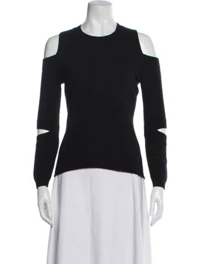 Pre-owned Generation Love Cashmere Crew Neck Sweater In Black