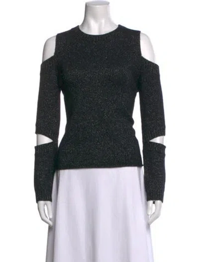 Pre-owned Generation Love Cashmere Crew Neck Sweater In Black