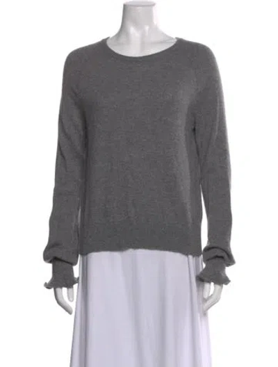 Pre-owned Generation Love Cashmere Crew Neck Sweater In Gray