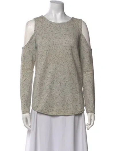 Pre-owned Generation Love Cashmere Tweed Pattern Sweater In Grey