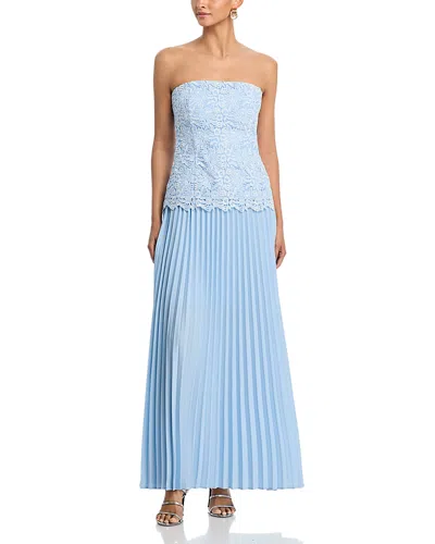 Generation Love Cody Two Tone Lace Pleat Dress In Multi