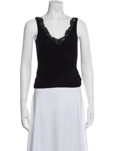 Pre-owned Generation Love Cowl Neck Sleeveless Top In Black