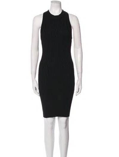 Pre-owned Generation Love Crew Neck Knee-length Dress In Black