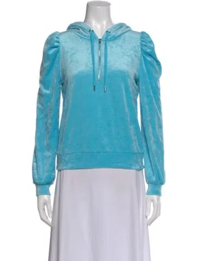 Pre-owned Generation Love Crew Neck Long Sleeve Hoodie In Blue