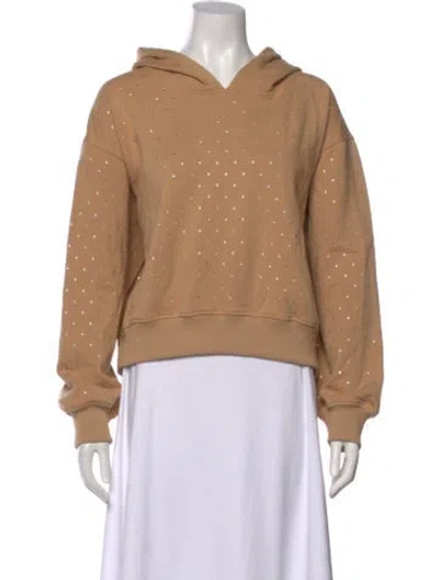 Pre-owned Generation Love Crew Neck Long Sleeve Hoodie W/ Tags In Brown