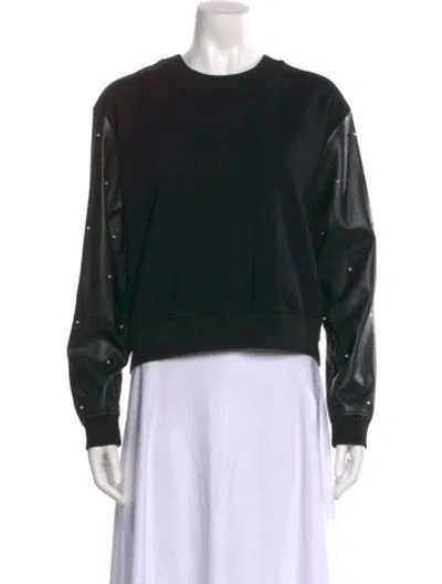 Pre-owned Generation Love Crew Neck Long Sleeve Sweatshirt In Black