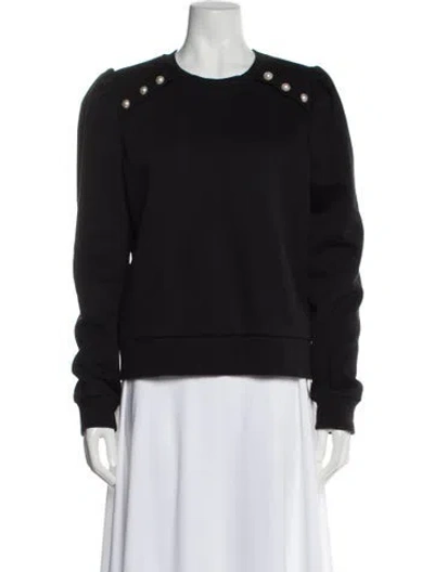 Pre-owned Generation Love Crew Neck Long Sleeve Sweatshirt In Black