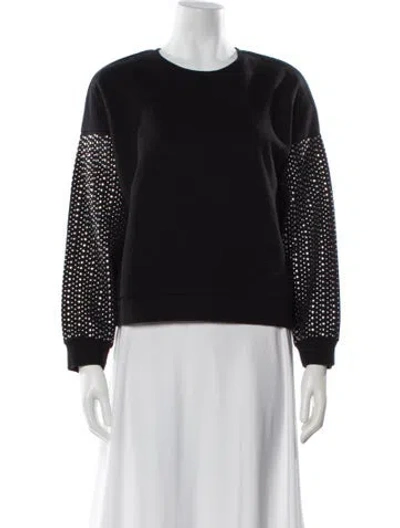 Pre-owned Generation Love Crew Neck Long Sleeve Sweatshirt In Black