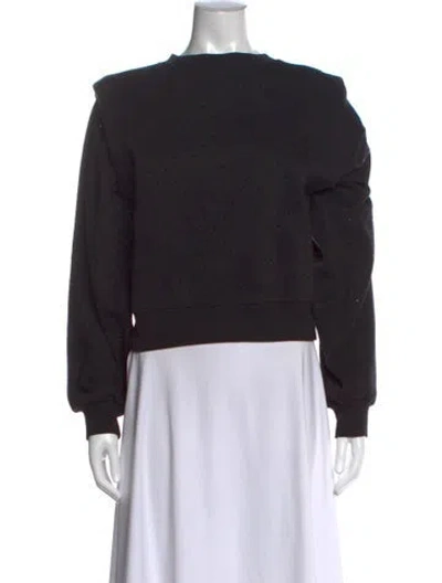 Pre-owned Generation Love Crew Neck Long Sleeve Sweatshirt In Black