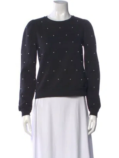 Pre-owned Generation Love Crew Neck Long Sleeve Sweatshirt In Black