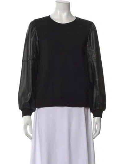 Pre-owned Generation Love Crew Neck Long Sleeve Sweatshirt In Black