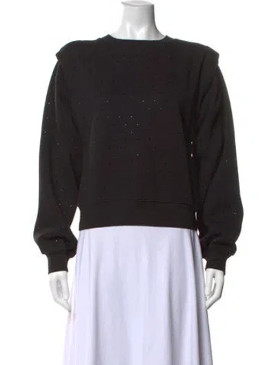 Pre-owned Generation Love Crew Neck Long Sleeve Sweatshirt In Black