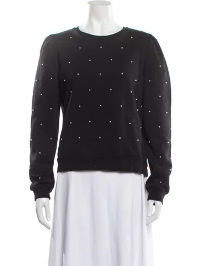 Pre-owned Generation Love Crew Neck Long Sleeve Sweatshirt In Black