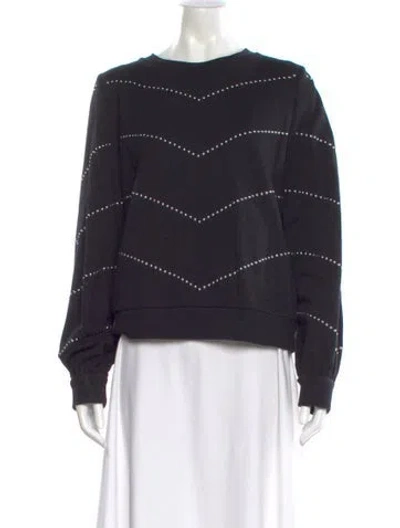 Pre-owned Generation Love Crew Neck Long Sleeve Sweatshirt In Blue