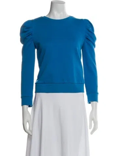 Pre-owned Generation Love Crew Neck Long Sleeve Sweatshirt In Blue