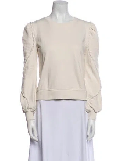 Pre-owned Generation Love Crew Neck Long Sleeve Sweatshirt In Neutral