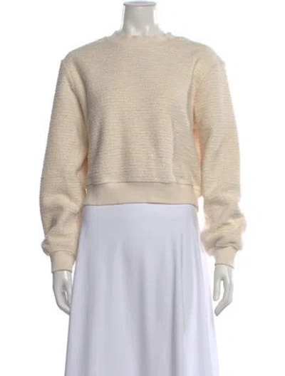 Pre-owned Generation Love Crew Neck Long Sleeve Sweatshirt In Neutral