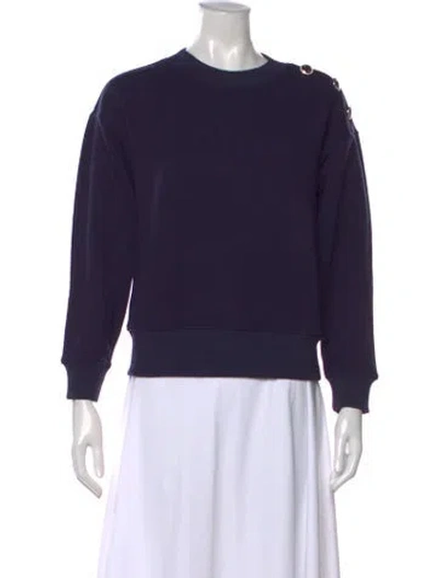 Pre-owned Generation Love Crew Neck Long Sleeve Sweatshirt In Purple