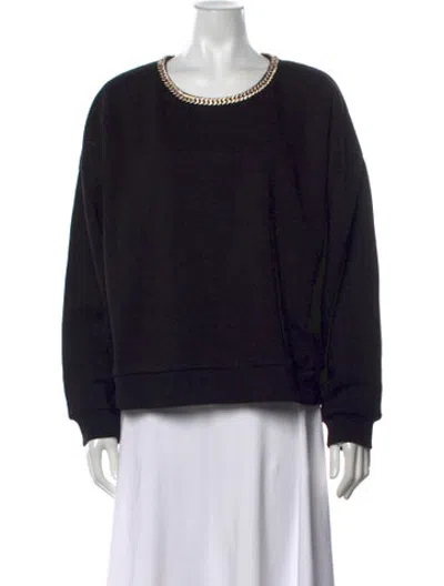 Pre-owned Generation Love Crew Neck Long Sleeve Sweatshirt W/ Tags In Black