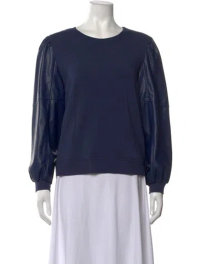 Pre-owned Generation Love Crew Neck Long Sleeve Sweatshirt W/ Tags In Blue