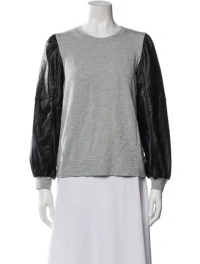 Pre-owned Generation Love Crew Neck Long Sleeve Sweatshirt W/ Tags In Gray