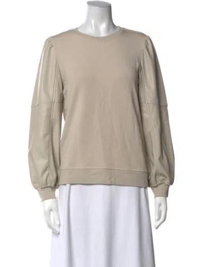 Pre-owned Generation Love Crew Neck Long Sleeve Sweatshirt W/ Tags In Neutrals