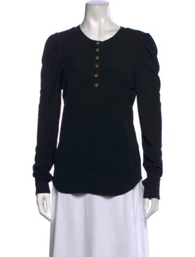 Pre-owned Generation Love Crew Neck Long Sleeve Top W/ Tags In Black