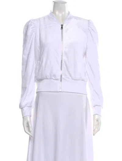 Pre-owned Generation Love Crew Neck Long Sleeve Top In White