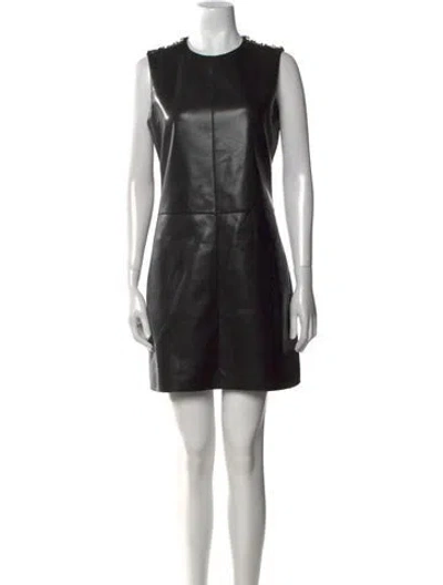 Pre-owned Generation Love Crew Neck Mini Dress In Black