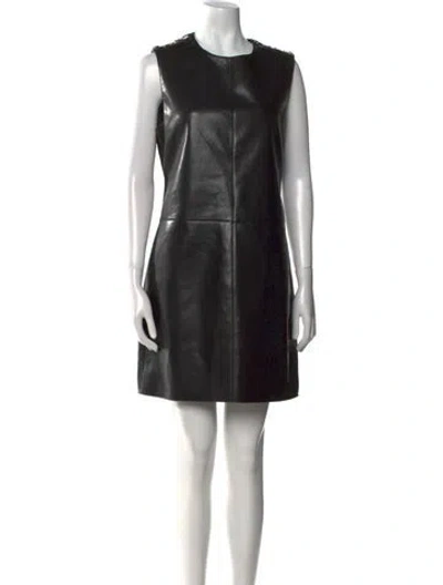 Pre-owned Generation Love Crew Neck Mini Dress In Black