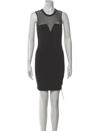 Pre-owned Generation Love Crew Neck Mini Dress In Gray