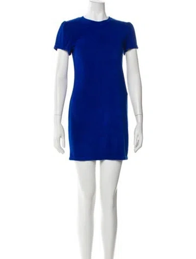 Pre-owned Generation Love Crew Neck Mini Dress W/ Tags In Blue