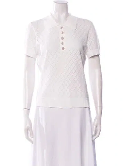Pre-owned Generation Love Crew Neck Short Sleeve Top W/ Tags In White