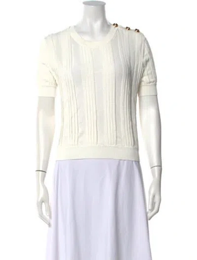Pre-owned Generation Love Crew Neck Short Sleeve Top W/ Tags In White