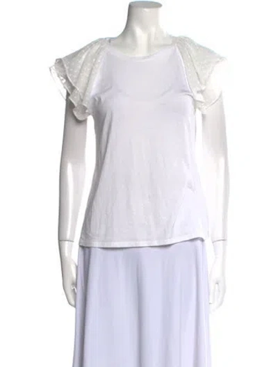Pre-owned Generation Love Crew Neck Short Sleeve Top In White