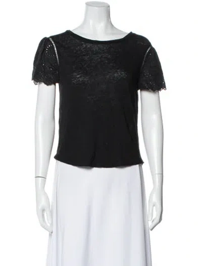 Pre-owned Generation Love Crew Neck Short Sleeve T-shirt In Black