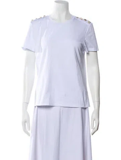 Pre-owned Generation Love Crew Neck Short Sleeve T-shirt In White