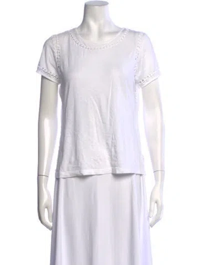 Pre-owned Generation Love Crew Neck Short Sleeve T-shirt In White